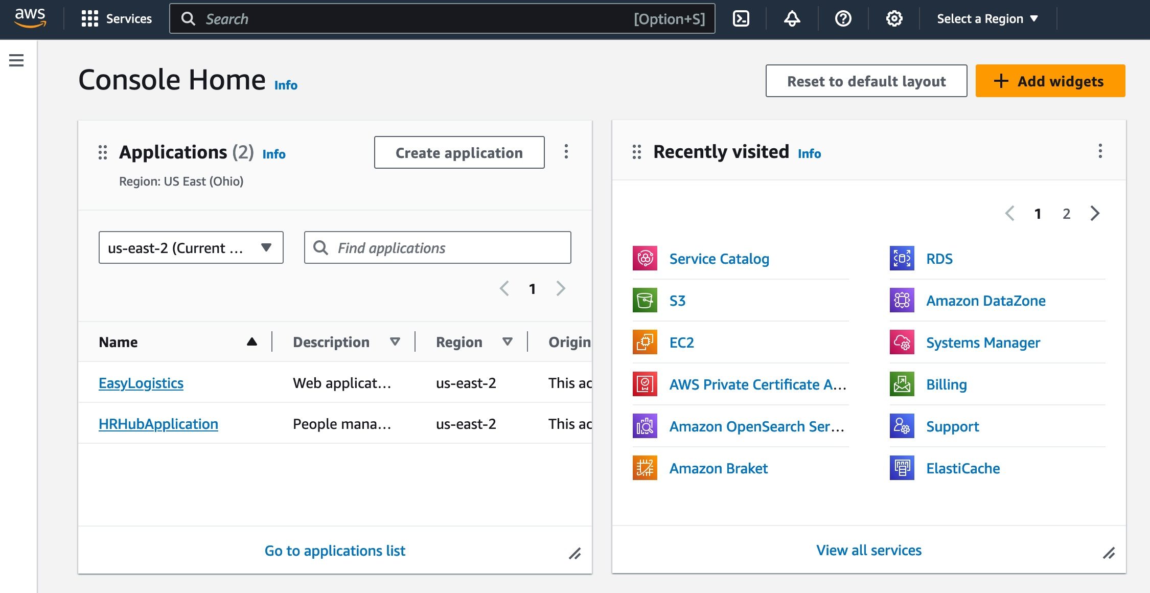 AWS Management Console